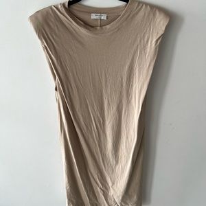 Aritzia shoulder padded dress